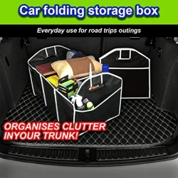 Universal Car Trunk Organizer - Foldable & Waterproof