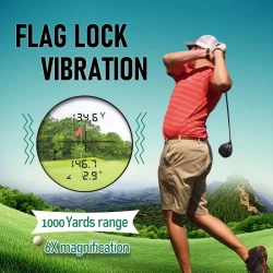 REVASRI Golf Rangefinder – 1000YDS Laser with Slope, Pin Lock Vibration, & External Slope Switch