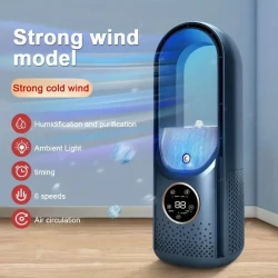 Portable Bladeless Air Purifier & Cooler Fan