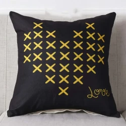 Geometric Retrotype  Pillow Pillowcase