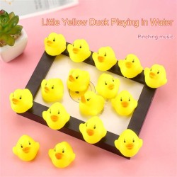 Squeaky Rubber Ducks Bath Toys - Set of 1/2/3