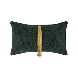 Green living room throw pillow