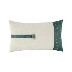 Green living room throw pillow