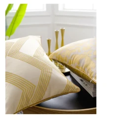 Golden European pillow cushion cover