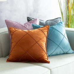 Simple Lattice Multicolor Pillow Pillowcase