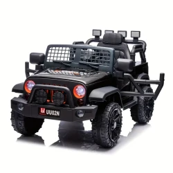 Kids 12V Ride On Truck, Battery Powered Electric Ride On Car With Parent Remote Control, 3 Speeds, LED Lights, MP3 Player