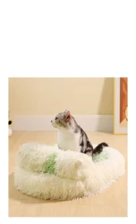 Long Wool Oval Plus Quilt Warm Cat Dog Nest More Than Pets Bed Colors Winter Pet Products