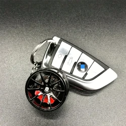 Brake 360° Rotating Car Keychain Pendant