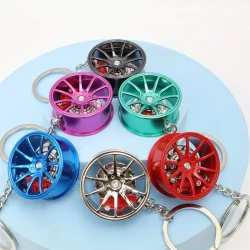 Brake 360° Rotating Car Keychain Pendant