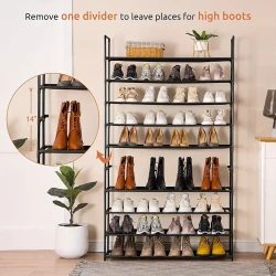 10 Tier Extra Wide Shoe Rack shoe rack, shoe storage organizer