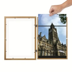 A3 Photo Frame Art Projects Artwork Portrait Display Painting Drawing Picture Crafting Storage Horizontal Vertical Wood