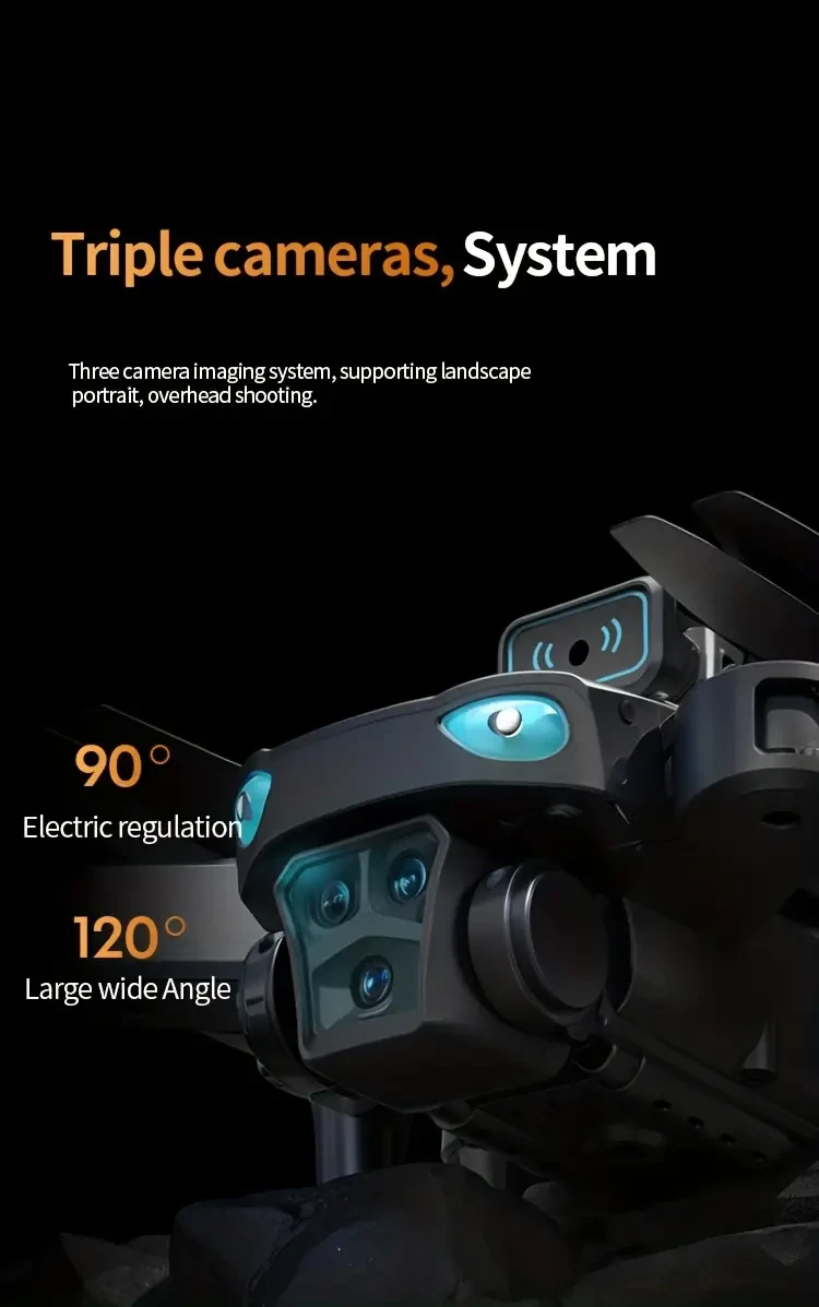 FYRC M20 High-Power Brushless Drone with Dual Cameras, Optical Flow Stabilization, 360° Flips, Foldable Design - Perfect for Aerial Photography & Outdoor Adventures