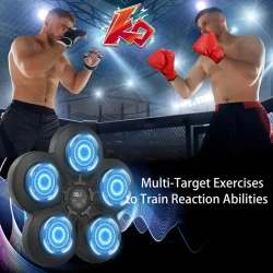 Intelligent Punch Master - Boxing Pads with Built-in Speakers, Durable Wall Mounted Design, Fun Exercise Game, Easy Installation, Free Gloves Included, Perfect for Home Workout and Fitness Training