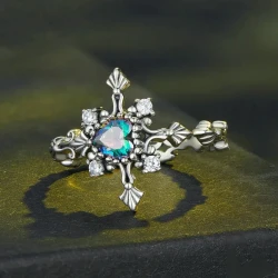 Women's Fashion Halloween Series Cross Ring