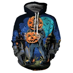 Digital Printing Hoodie Men's Halloween