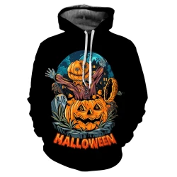 Digital Printing Hoodie Men's Halloween