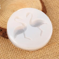 Cute Butterfly Pet Dog Cat Mirror Crystal Epoxy