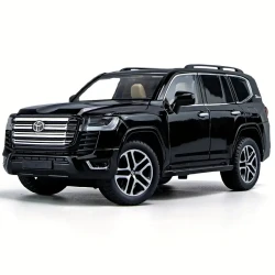 Toyota Land Cruiser 1/24 Scale Diecast – Pull-Back Action, Light & Sound Zinc Alloy Toy Car