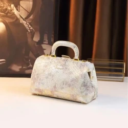 Retro Snakeskin Pattern Dumpling Bag Women