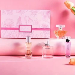 Women's Perfume Gift Set - Floral Scented Fresh Fragrance Collection, 4 Piece Variety Pack, 5-15% Concentration, Alcohol-Free & Aluminum-Free, Long-Lasting Liquid Perfumes for Students