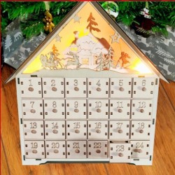 Christmas Wooden Calendar Decorations