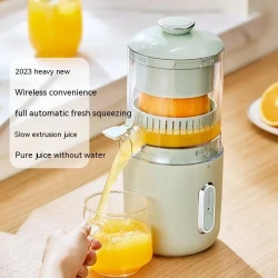 Wireless Electric Juicer Steel Orange Lemon Blender