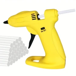 Cordless Hot Melt Glue Gun, USB Rechargeable 2600mAh Cordless Glue Gun With 30 Mini Glue Sticks