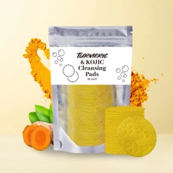 Turmeric Exfoliating Facial Cleansing Pads & Compressed Sponges
