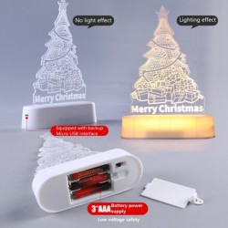 Lamp Acrylic LED Night Lights Christmas Ornaments