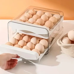 Kitchen Double-Layer Egg Storage Box