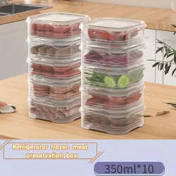 5pcs/10pcs Refrigerator Frozen Meat Storage Box