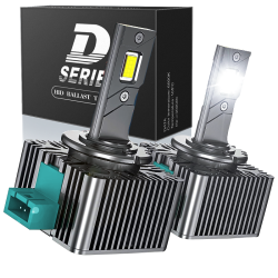 D Series D3S LED Car Headlight Bulbs – 12000LM 6000K 70W HID Conversion Kit