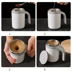 Magnetic Rotating Coffee Cup