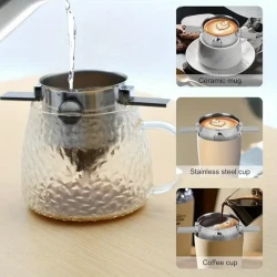 Portable Stainless Steel Coffee Maker Set