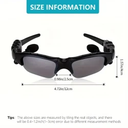 UV Resistant Sport Glasses with Wireless Wireless Headset - Perfect for Cycling, Driving, Fishing, Travel and Outdoor Activities