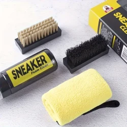 Sports Shoes Cleaning Set Four-piece Set No-wash Quick-drying Foam Cleaner White Shoes Cleaning Set