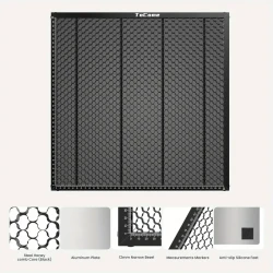 Honeycomb Laser Bed 500 X 500mm Steel Honeycomb Cutting Bed For D1 D1 Pro Falcon Falcon 2 And Most Laser Engraver Laser Cutter 19.68" X 19.68"