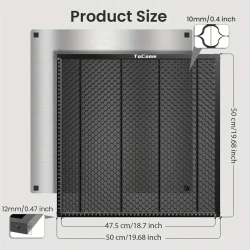 Honeycomb Laser Bed 500 X 500mm Steel Honeycomb Cutting Bed For D1 D1 Pro Falcon Falcon 2 And Most Laser Engraver Laser Cutter 19.68" X 19.68"