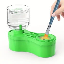 Paint Brush Cleaner Watercolor Brush Rinser With Drain Cleaner Rinse Cup Paint Water Dispenser Oil Paint Brush Cleaner