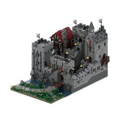 Haiston Fortress Lion Kingdom Plastic Building Blocks Model