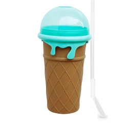 FrostySqueeze 500ml Quick-Freeze Slushy Maker