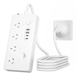 Jinvoo Power Strip Surge Protector - 4 AC Outlets