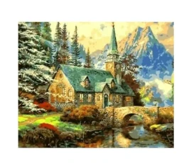 Castle House-DIY Digital Painting Kit3