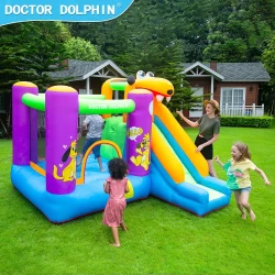 Children's Home Castle Small Inflatable Jump Bed