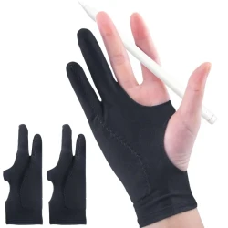 Drawing Gloves Artist Graphic Tablet For IPad Glove Palm Rejection Two Finger Right Left Hand Art Glove