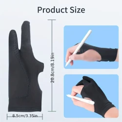 Drawing Gloves Artist Graphic Tablet For IPad Glove Palm Rejection Two Finger Right Left Hand Art Glove