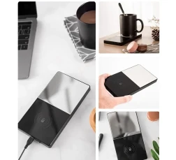 Heating Mug Cup Warmer Electric Wireless Charger For Home Office