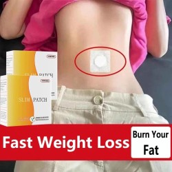 Slimming Navel Patch - 10pcs Burn Fat Waist and Belly Weight Loss