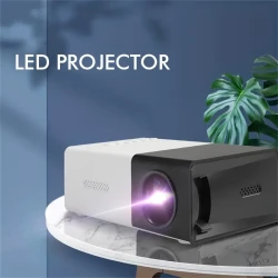 Mini Projector Portable AU PlugOutdoor Movie Projector Compatible With USB AV TV Box, Laptop, Android/IOS, And Memory SD Card - Enhance Your Movie TV And Gaming Experience For Office School Meeting