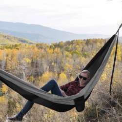 Double Camping Parachute Hammock - Outdoor Survival and Leisure